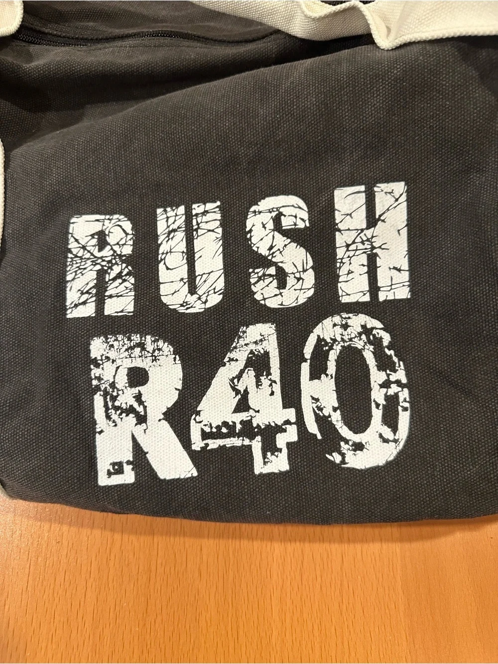 Rush R40 Black and White Duffel Bag - Collectible (New condition)